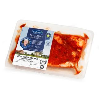 b*Nackensteaks, gewürzt