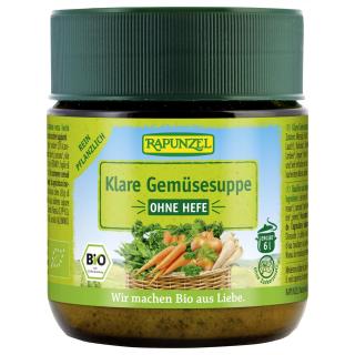 Klare Gemüsesuppe, ohne Hefe