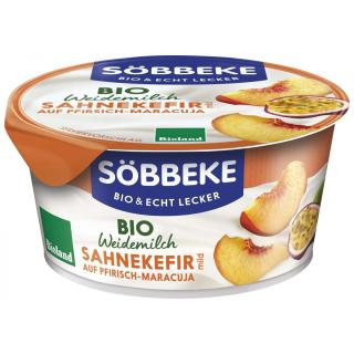 Sahnekefir auf Pfirsich-Maracuja