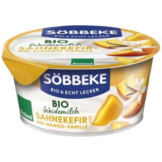 Sahnekefir auf Mango-Vanille
