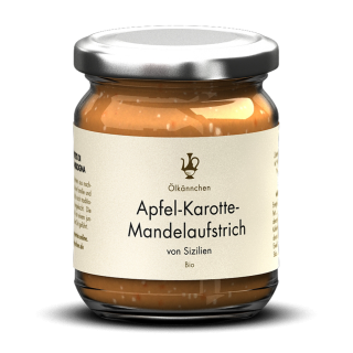 Apfel-Karotte-Mandelaufstrich von Sizilien